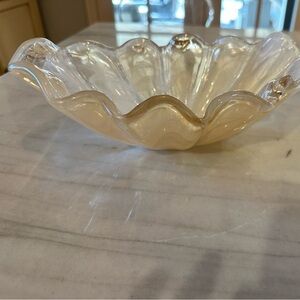 Murano ruffle bowl